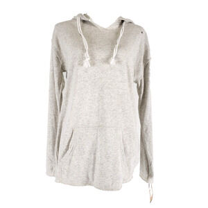 NEW!! MV Sport SIZE M Light Gray BLANK Hooded Sweatshirt Pocket Pullover Hoodie